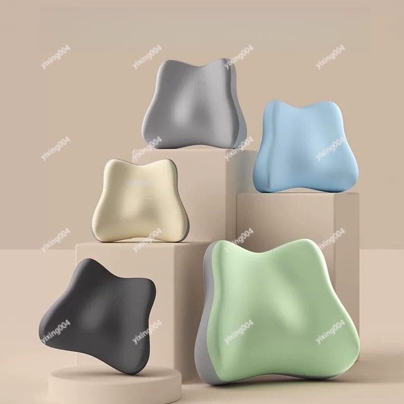 Office Chair Cushion - 腰サポートクッション 背もたれ枕 オフィスチェア ソファシートパッド 日常のリラックスに