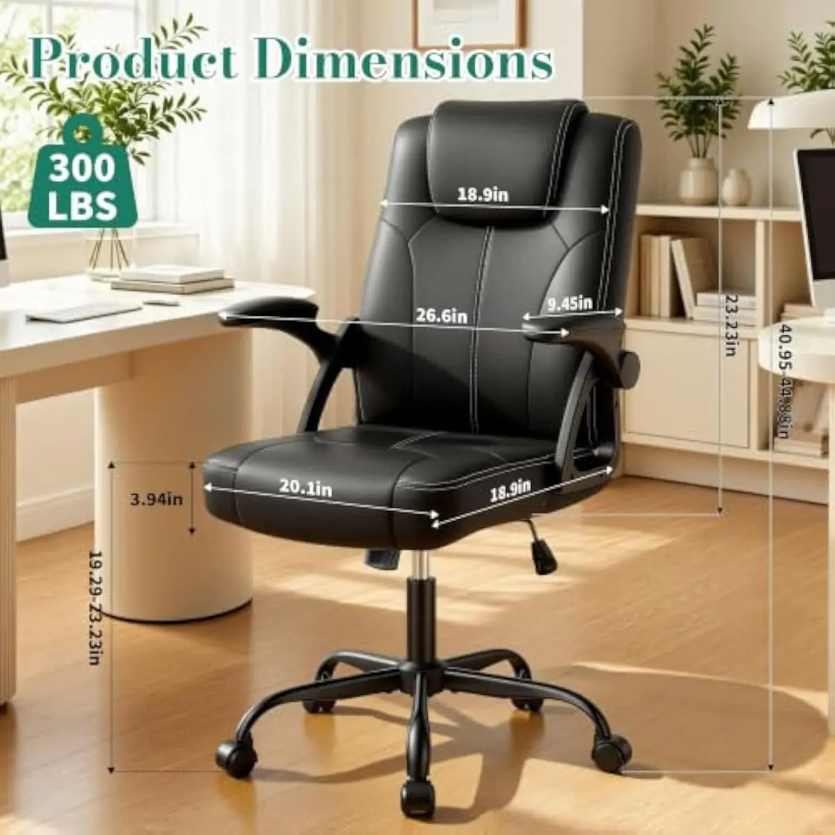 人間工学に基づいたデザインの高級オフィスチェア。360度回転 - Office Chair のレビューと価格