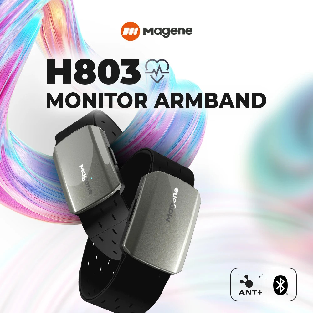 Magene H803 心拍数アームバンドモニター デュアル - Monitor Stand のレビューと価格
