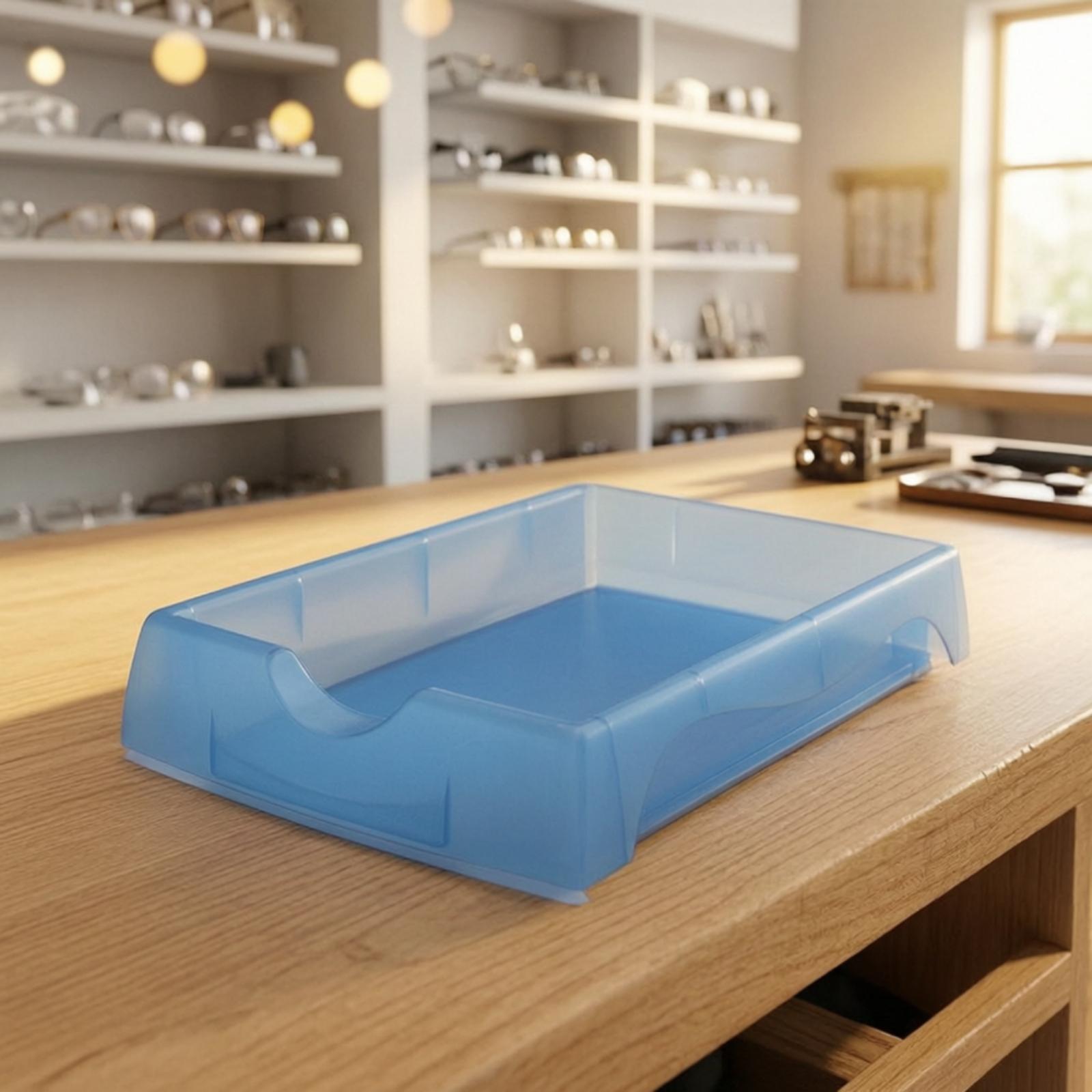 耐久性に優れたPP製光学レンズトレイ。側面に切り込みがあり、 - Desk Organizer のレビューと価格