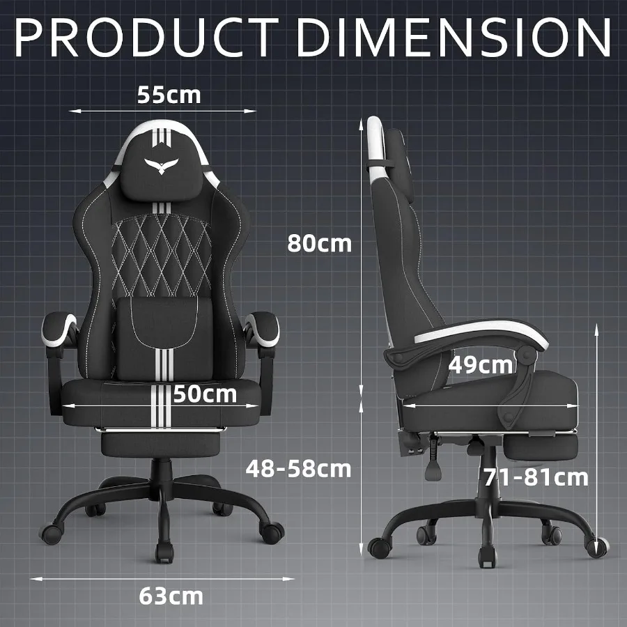 自宅やゲーム用として使える、人間工学に基づいたオフィスチェア - Office Chair Cushion のレビューと価格