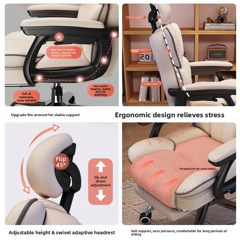 家庭用エルゴノミックゲーミングチェア。長時間の使用でも快適。 - Office Chair Cushion のレビューと価格