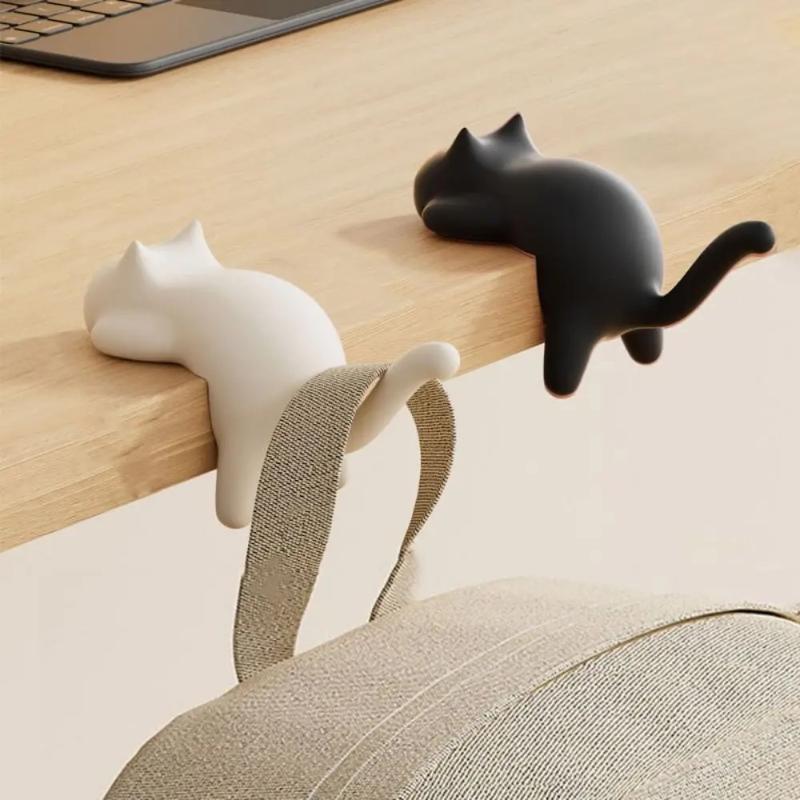 素敵な猫のデザインのテーブルエッジフック耐久性のあるバッグハ - Office Furniture Brands のレビューと価格
