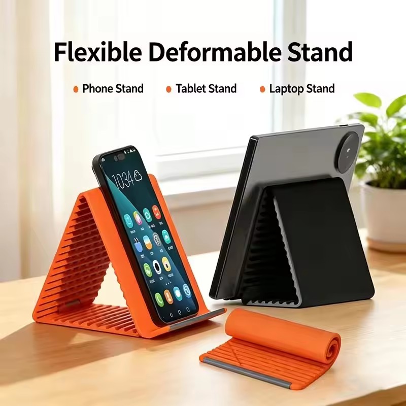携帯用シリコン製携帯電話ホルダー、自由に曲げられるフレキシブ - Mobile Pedestal Cabinet のレビューと価格