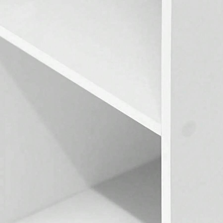 3段式のオープン収納本棚。耐久性に優れた複合木材を使用し、寝 - Bookshelf のレビューと価格