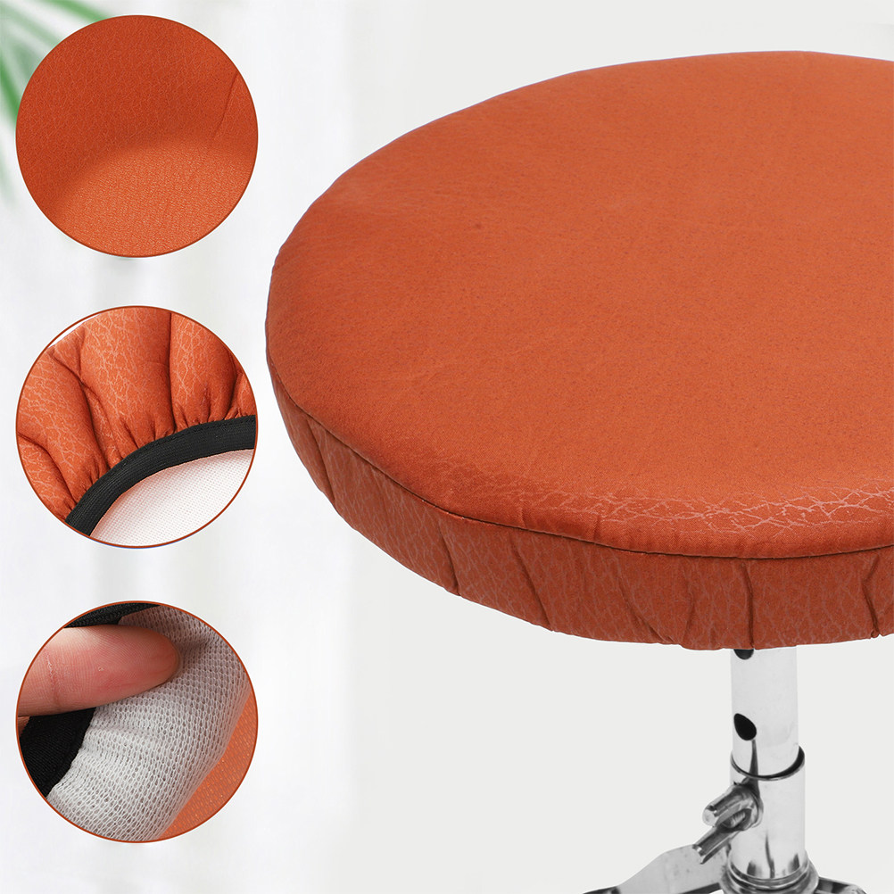 伸縮性のある円形のスツールカバー。布製で、バーチェアやオフィ - Office Chair Cushion のレビューと価格