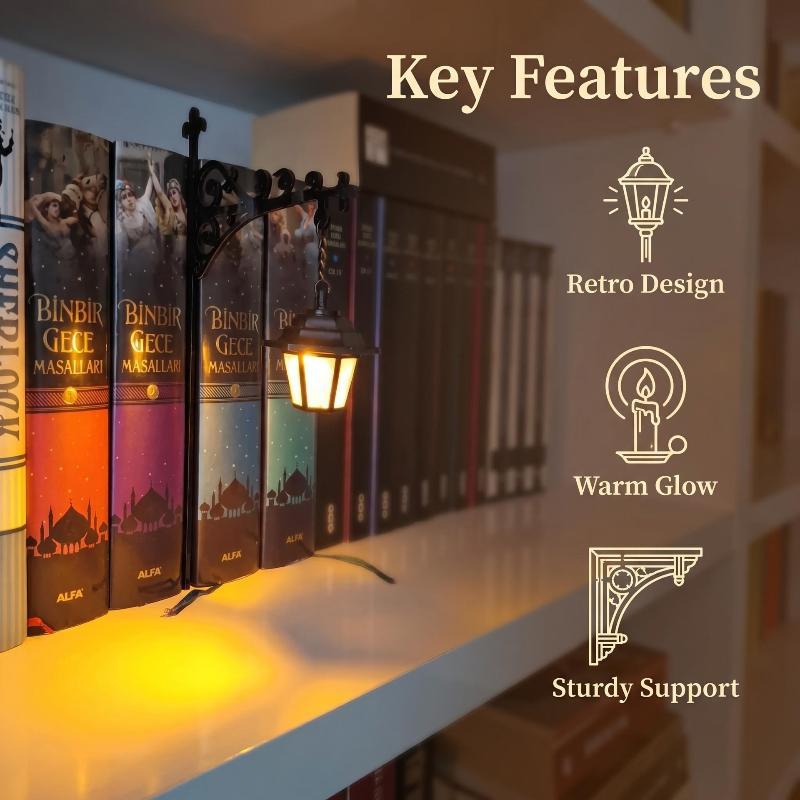 1個入り、アンビエントライト、ヴィンテージ風ブックシェルフラ - Bookshelf のレビューと価格