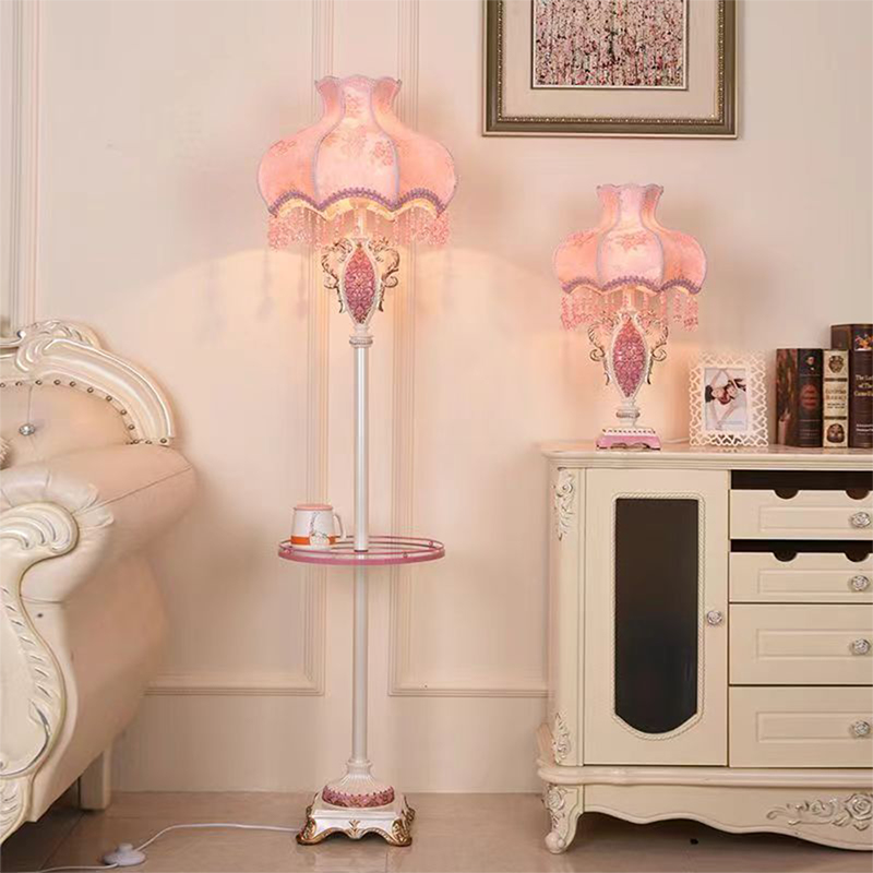 ヨーロッパのピンクのテーブルランプ豪華なリビングルーム寝室子 - Desk Lamp のレビューと価格